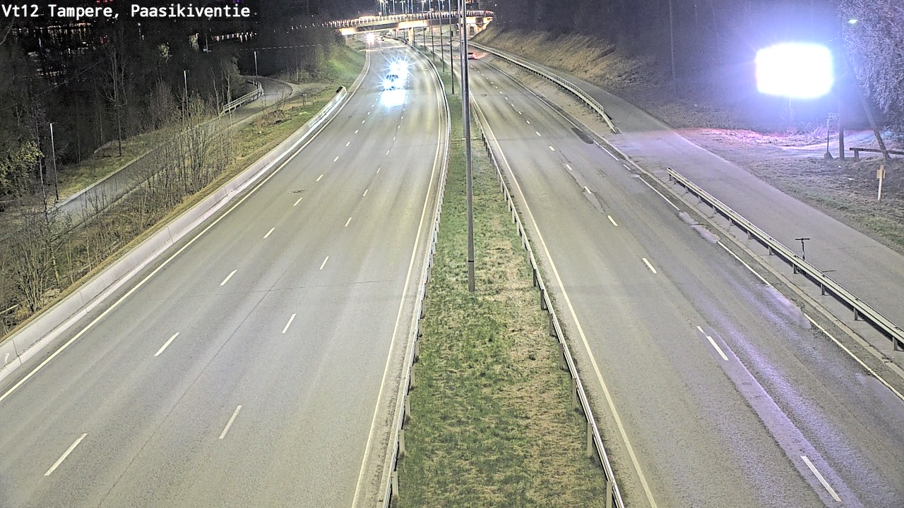 Weather Camera Image Väg 12 Tammerfors, Paasikiventie, Tampere, Pirkanmaa