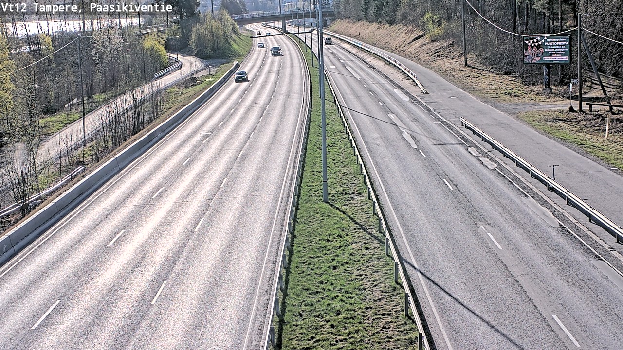 Weather Camera Image Road 12 Tampere, Paasikiventie, Tampere, Pirkanmaa