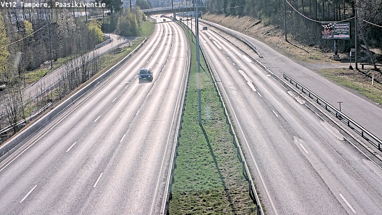 Weather Camera Image Road 12 Tampere, Paasikiventie, Tampere, Pirkanmaa