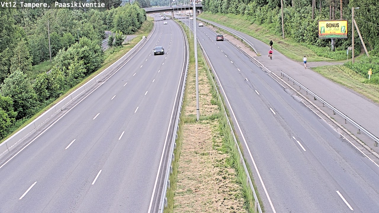 Kelikamerat Kuva Tie 12 Tampere, Paasikiventie, Tampere, Pirkanmaa