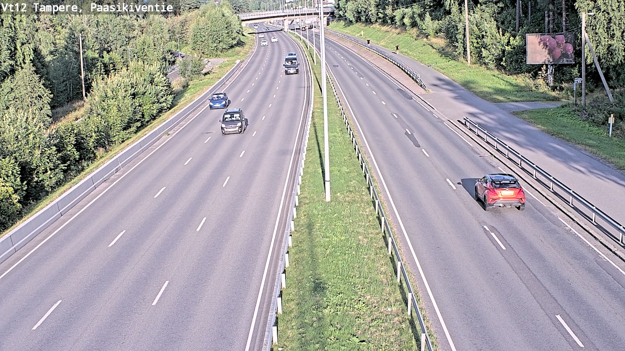 Kelikamerat Kuva Tie 12 Tampere, Paasikiventie, Tampere, Pirkanmaa