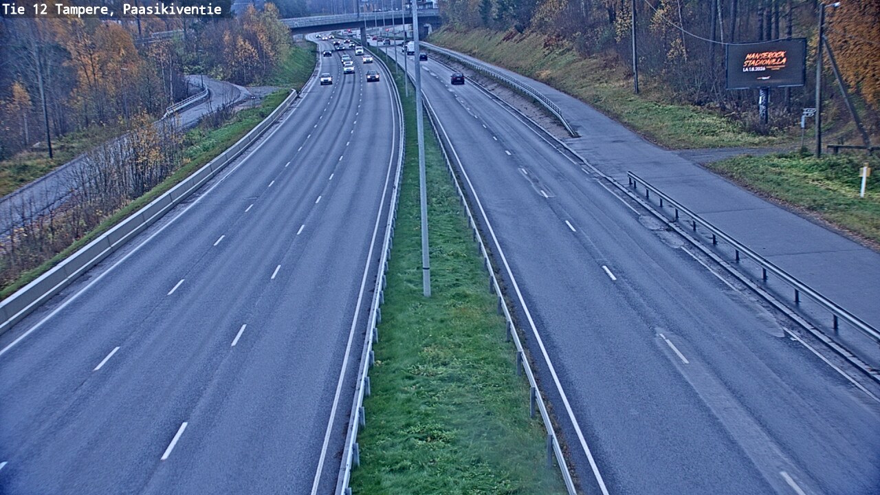 Kelikamerat Kuva Tie 12 Tampere, Paasikiventie, Tampere, Pirkanmaa