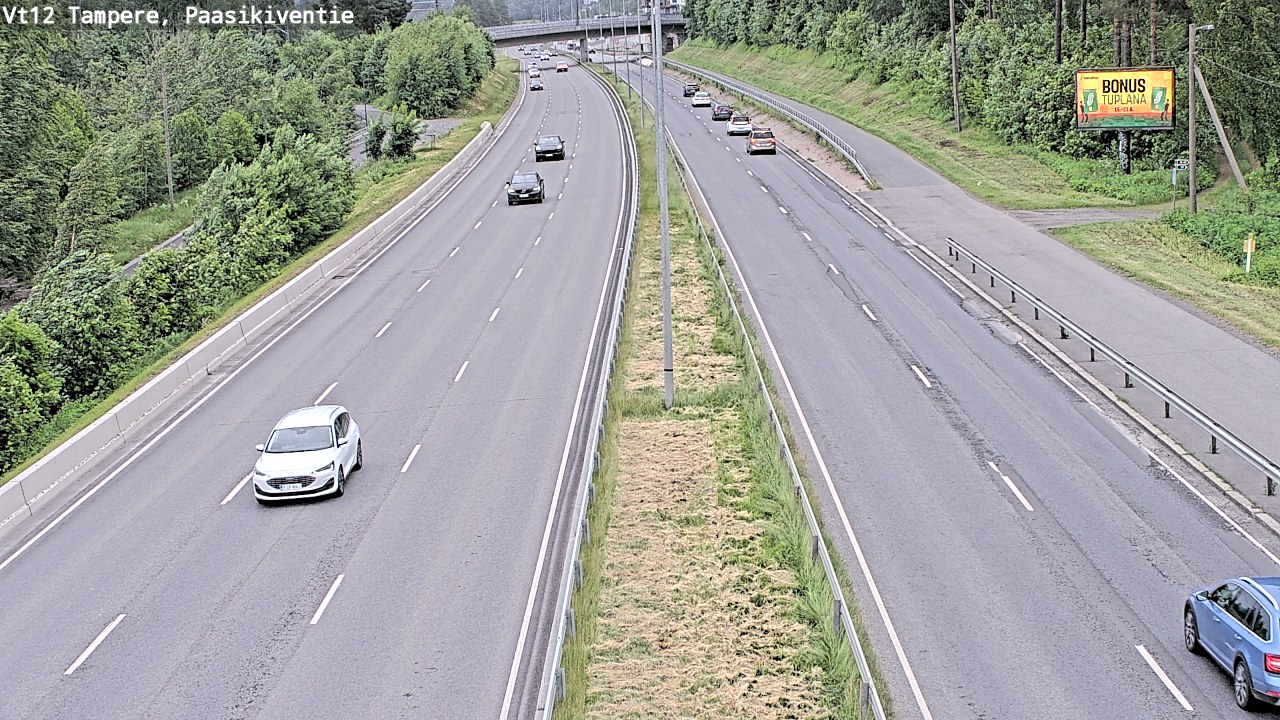 Kelikamerat Kuva Tie 12 Tampere, Paasikiventie, Tampere, Pirkanmaa