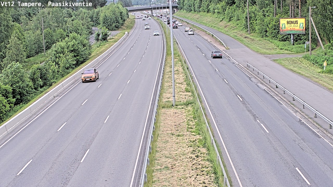 Kelikamerat Kuva Tie 12 Tampere, Paasikiventie, Tampere, Pirkanmaa