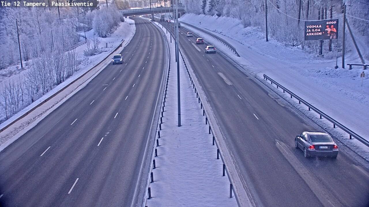 Weather Camera Image Road 12 Tampere, Paasikiventie, Tampere, Pirkanmaa