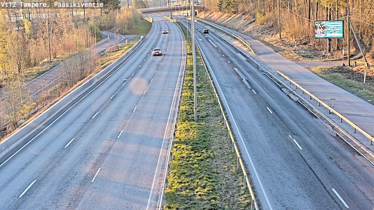 Weather Camera Image Road 12 Tampere, Paasikiventie, Tampere, Pirkanmaa