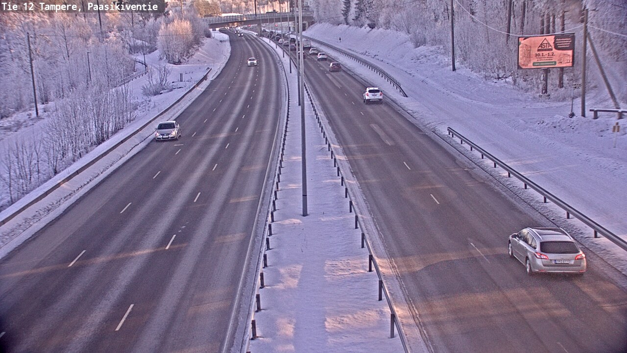 Weather Camera Image Road 12 Tampere, Paasikiventie, Tampere, Pirkanmaa