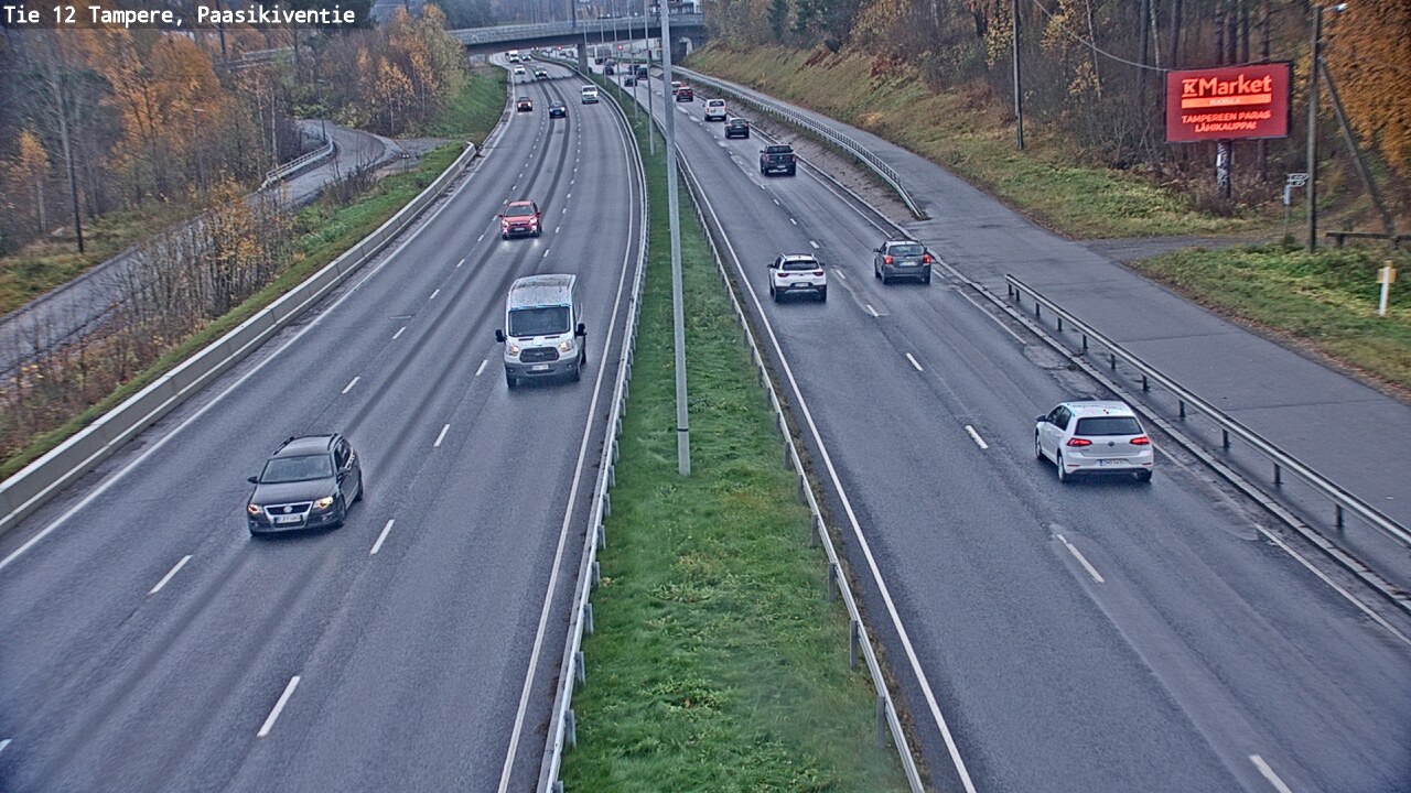 Kelikamerat Kuva Tie 12 Tampere, Paasikiventie, Tampere, Pirkanmaa