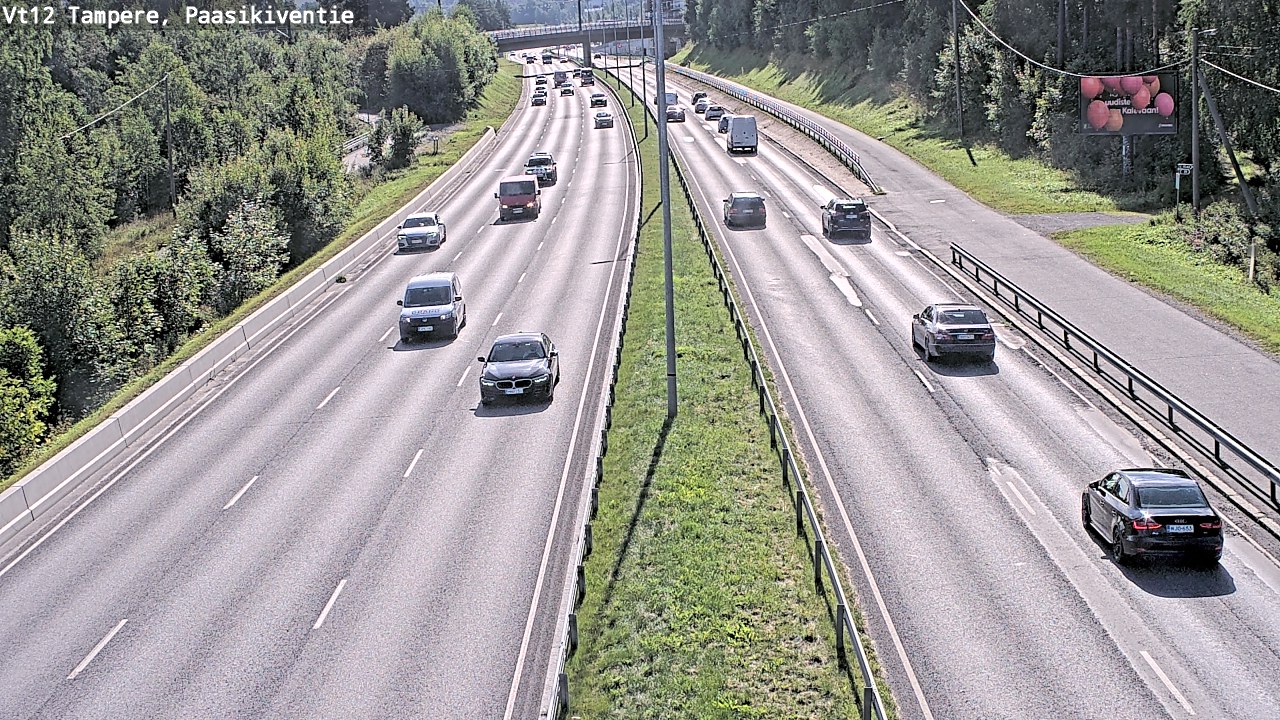 Kelikamerat Kuva Tie 12 Tampere, Paasikiventie, Tampere, Pirkanmaa