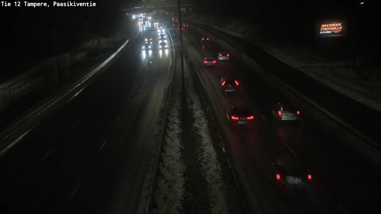 Weather Camera Image Road 12 Tampere, Paasikiventie, Tampere, Pirkanmaa