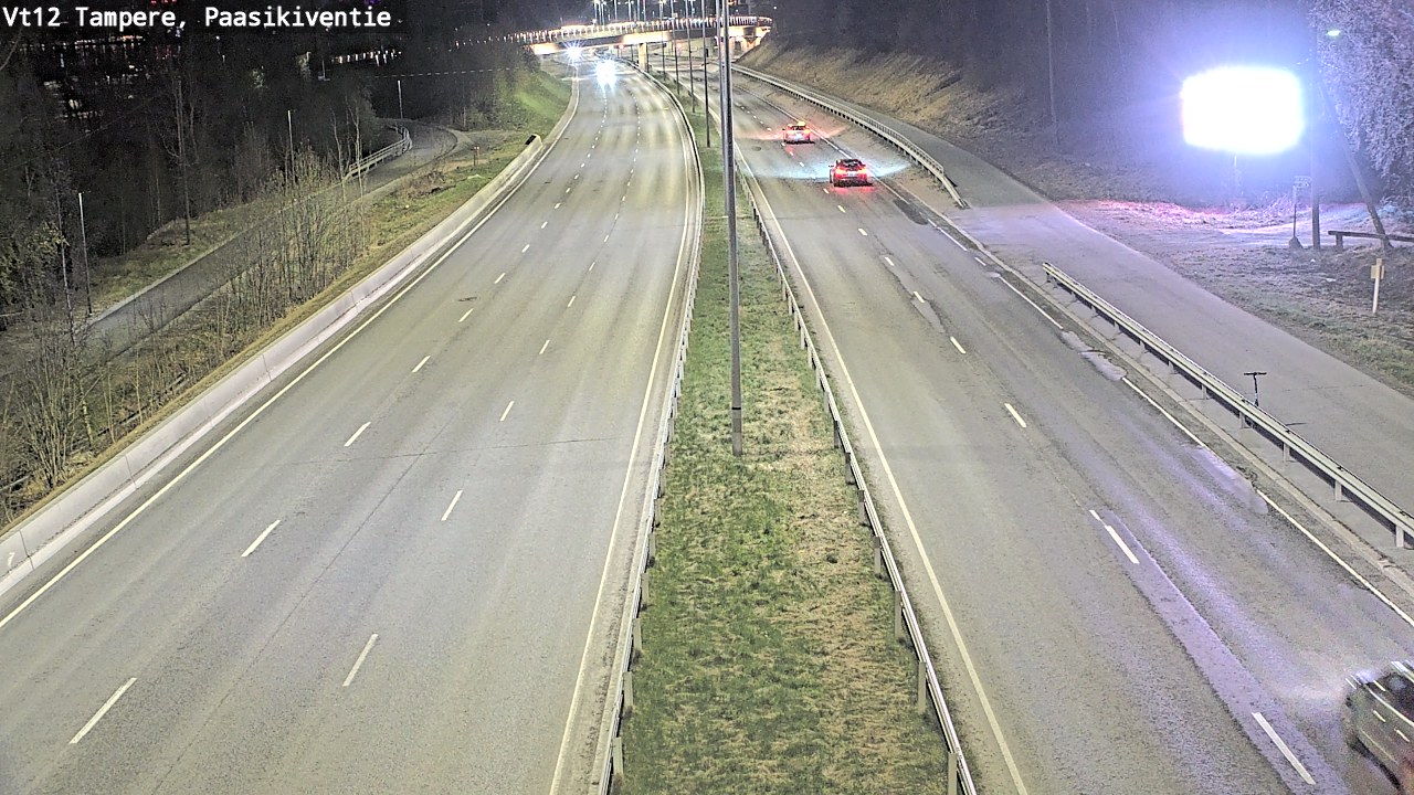 Weather Camera Image Väg 12 Tammerfors, Paasikiventie, Tampere, Pirkanmaa