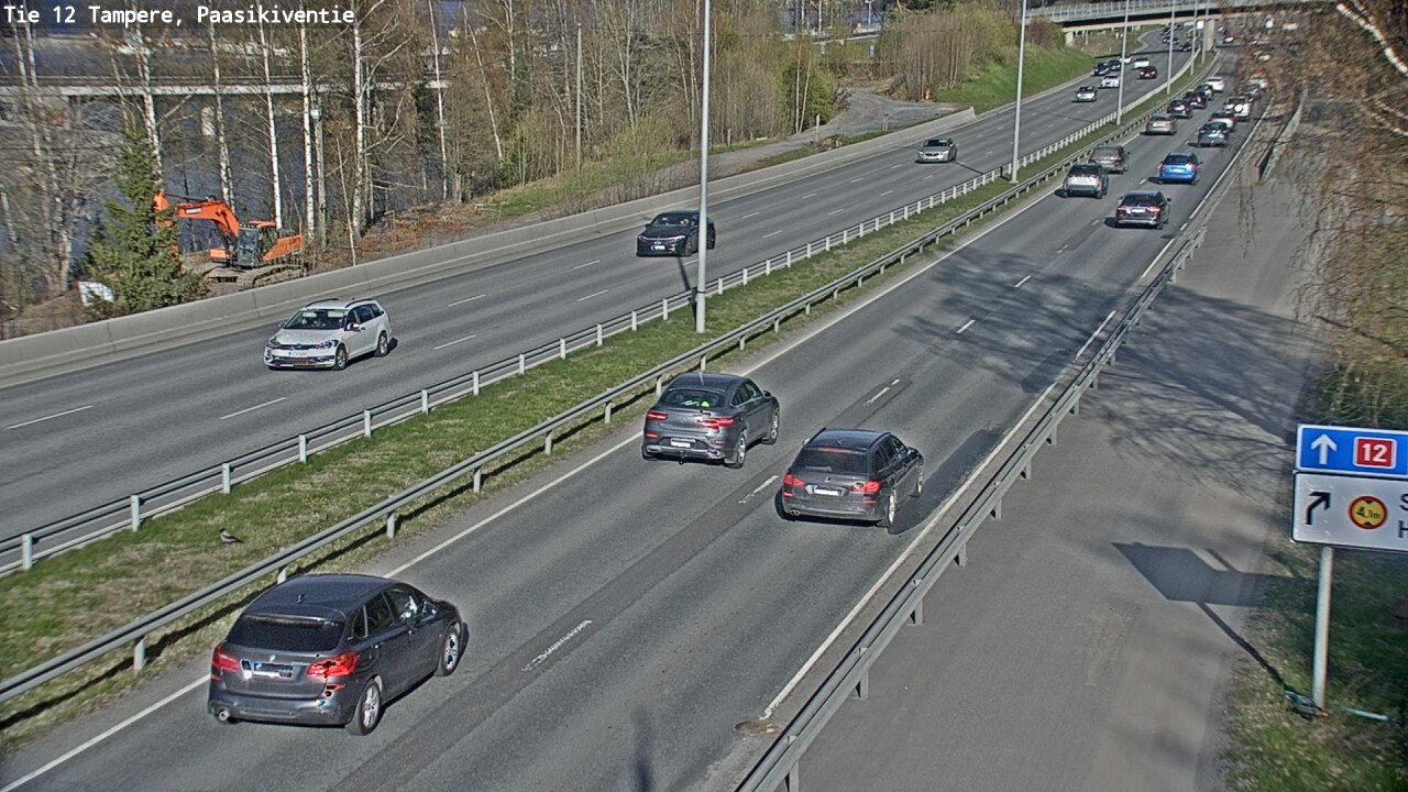 Kelikamerat Kuva Tie 12 Tampere, Paasikiventie, Tampere, Pirkanmaa