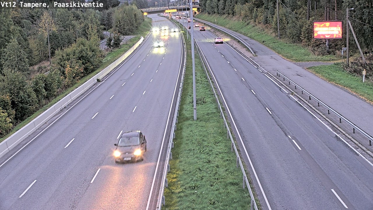 Kelikamerat Kuva Tie 12 Tampere, Paasikiventie, Tampere, Pirkanmaa