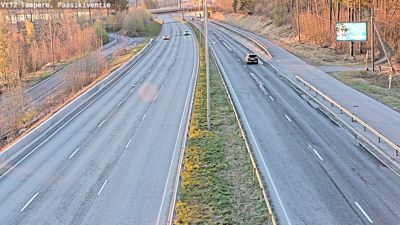 Weather Camera Image Road 12 Tampere, Paasikiventie, Tampere, Pirkanmaa