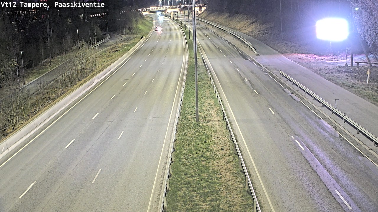 Weather Camera Image Väg 12 Tammerfors, Paasikiventie, Tampere, Pirkanmaa