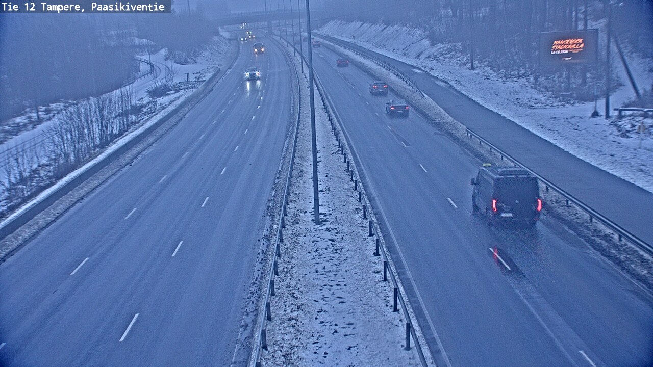 Weather Camera Image Road 12 Tampere, Paasikiventie, Tampere, Pirkanmaa
