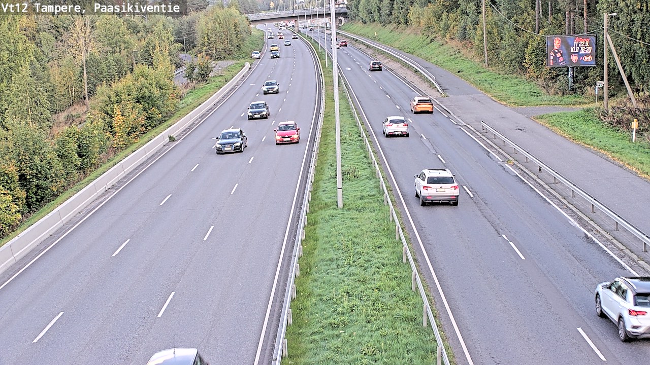 Kelikamerat Kuva Tie 12 Tampere, Paasikiventie, Tampere, Pirkanmaa