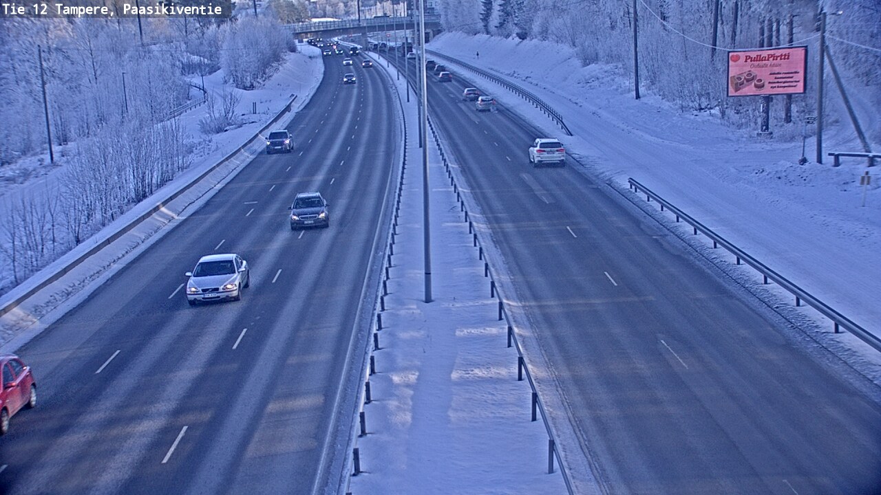 Weather Camera Image Road 12 Tampere, Paasikiventie, Tampere, Pirkanmaa