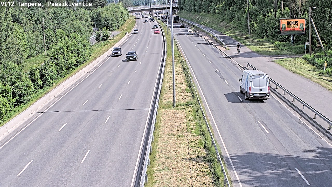 Kelikamerat Kuva Tie 12 Tampere, Paasikiventie, Tampere, Pirkanmaa