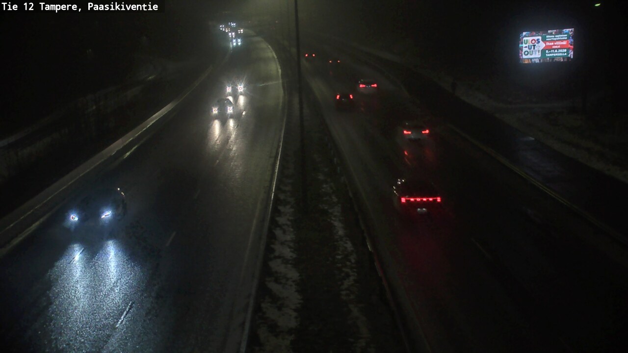 Weather Camera Image Road 12 Tampere, Paasikiventie, Tampere, Pirkanmaa