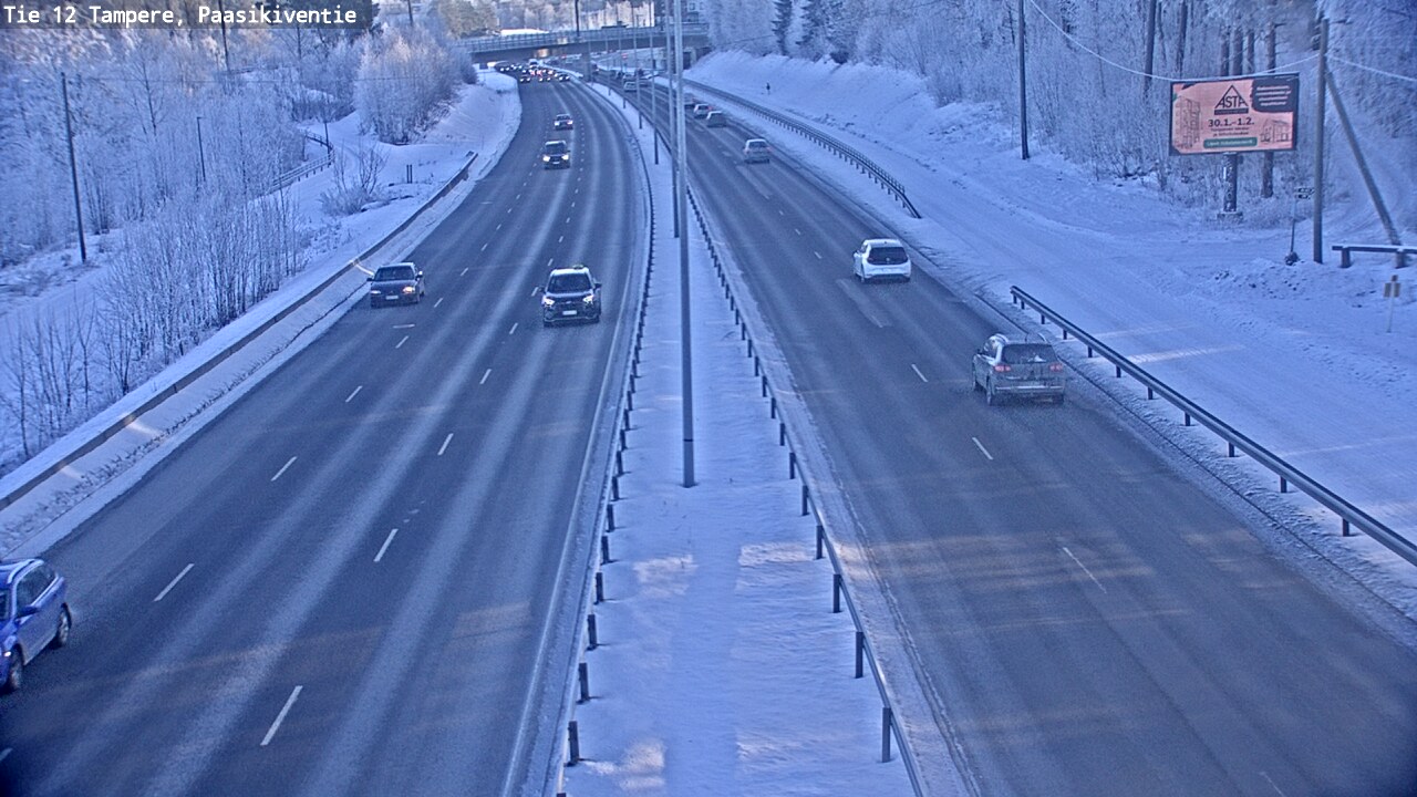 Weather Camera Image Road 12 Tampere, Paasikiventie, Tampere, Pirkanmaa