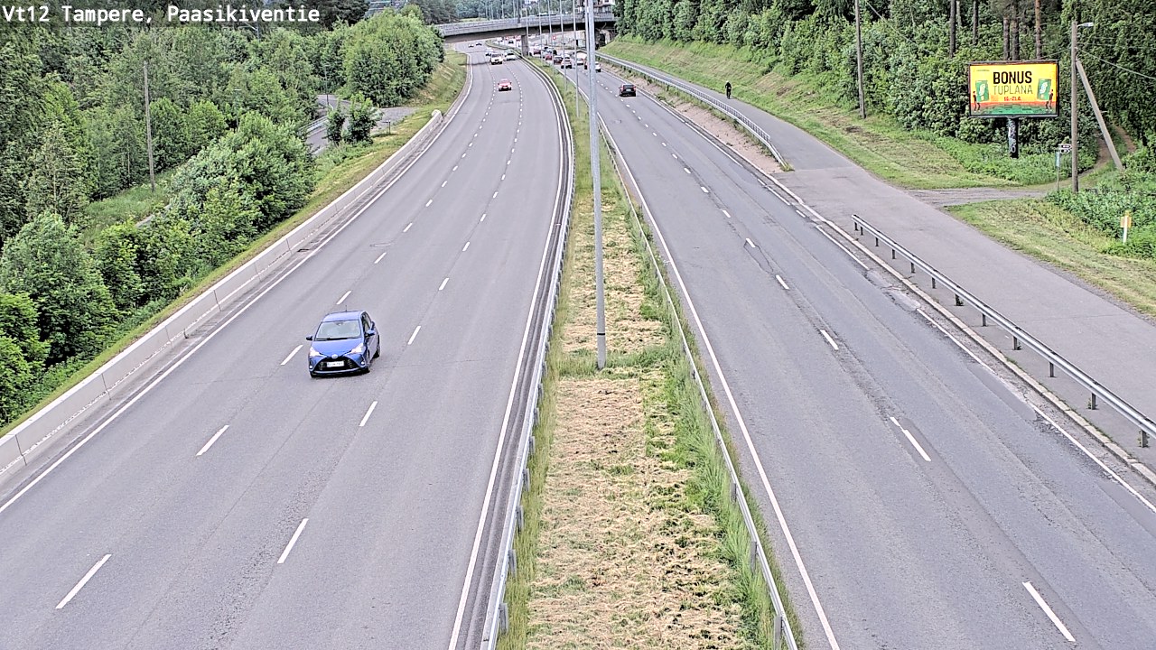 Kelikamerat Kuva Tie 12 Tampere, Paasikiventie, Tampere, Pirkanmaa