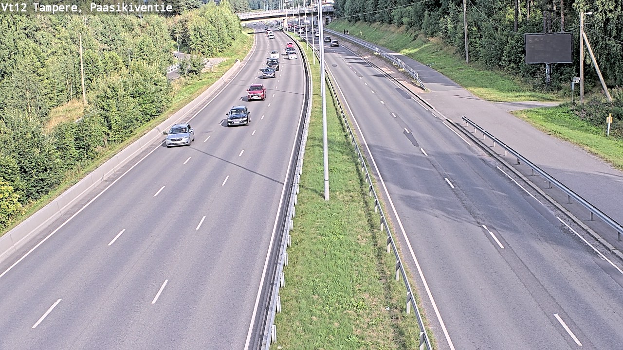Kelikamerat Kuva Tie 12 Tampere, Paasikiventie, Tampere, Pirkanmaa