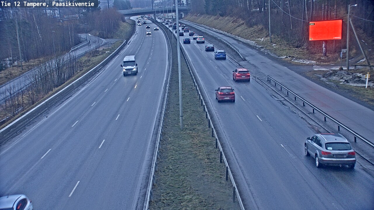 Weather Camera Image Road 12 Tampere, Paasikiventie, Tampere, Pirkanmaa