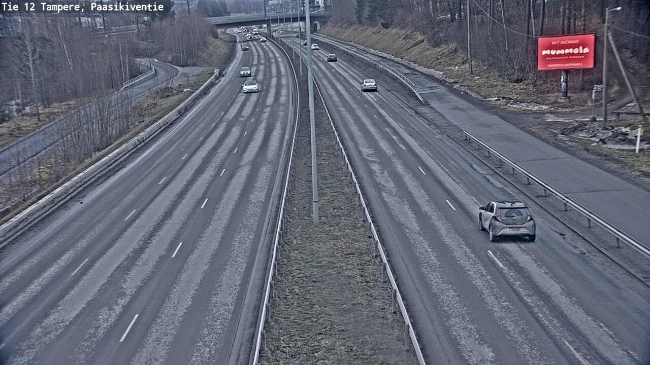 Weather Camera Image Road 12 Tampere, Paasikiventie, Tampere, Pirkanmaa