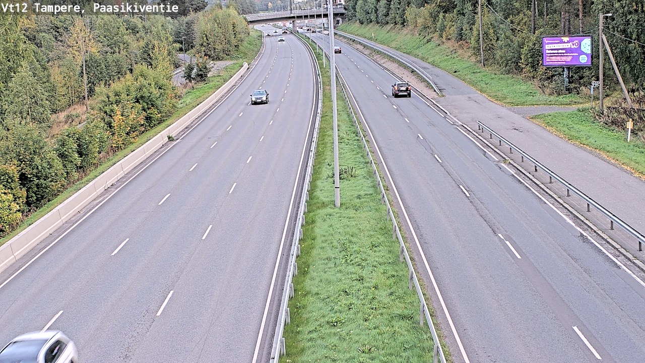 Kelikamerat Kuva Tie 12 Tampere, Paasikiventie, Tampere, Pirkanmaa