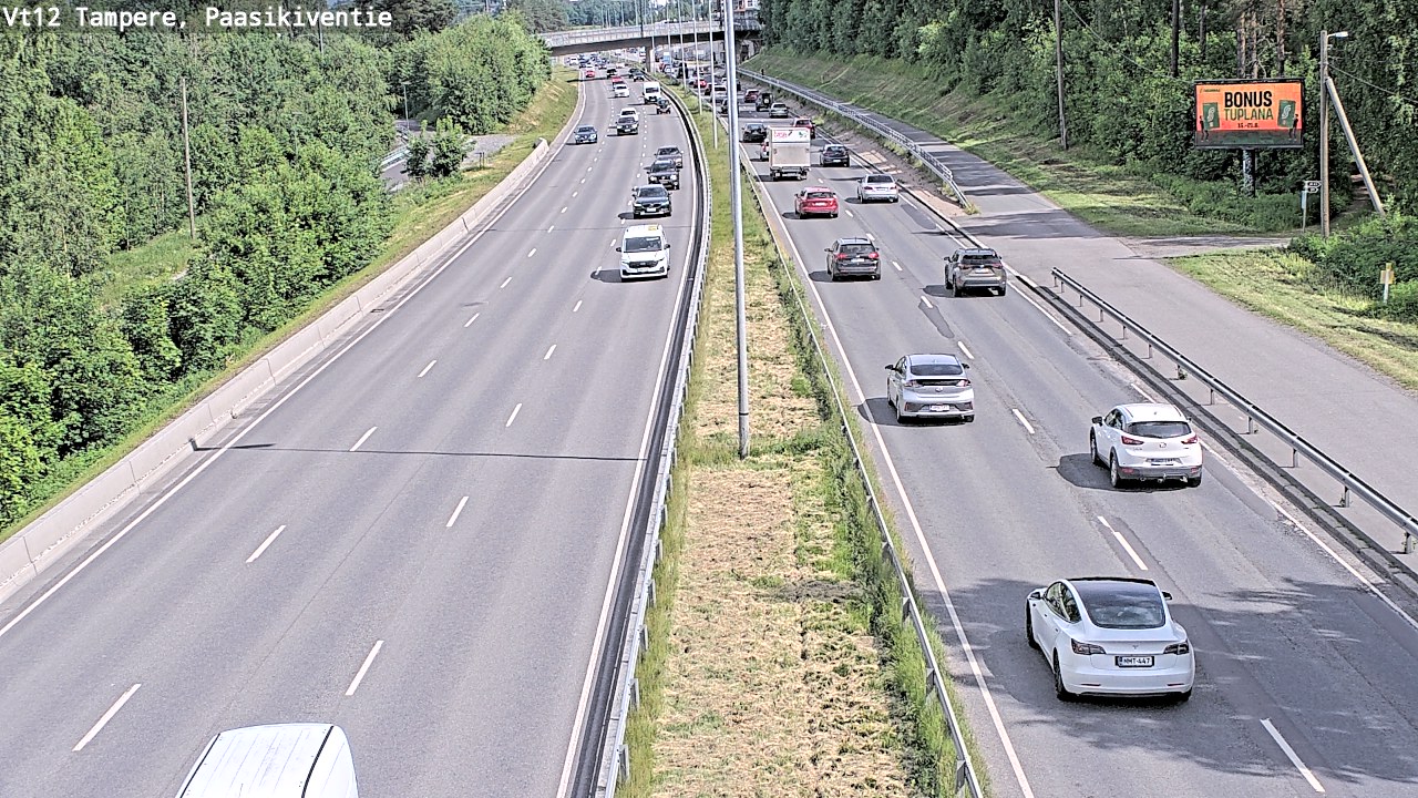 Kelikamerat Kuva Tie 12 Tampere, Paasikiventie, Tampere, Pirkanmaa