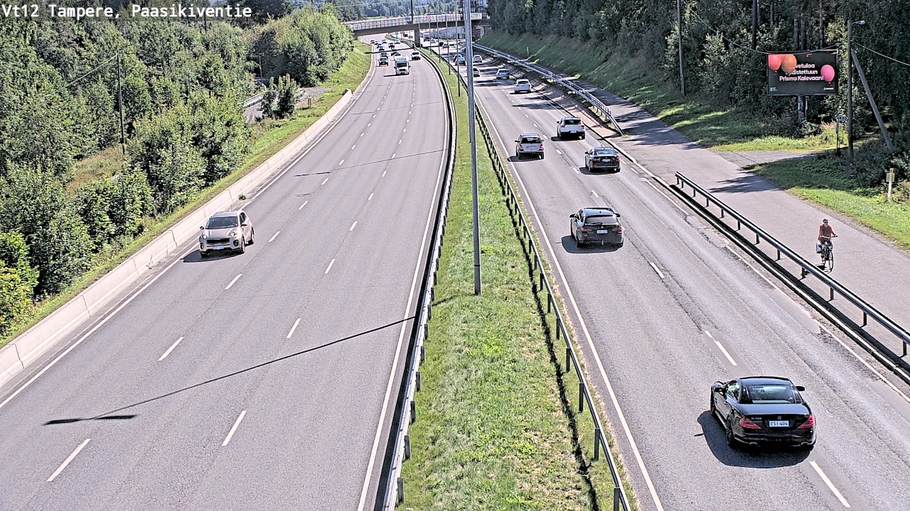 Kelikamerat Kuva Tie 12 Tampere, Paasikiventie, Tampere, Pirkanmaa