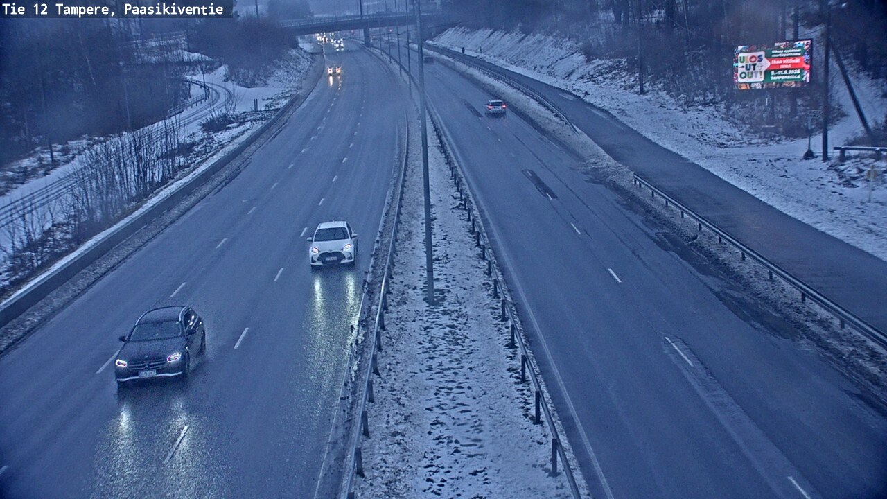 Weather Camera Image Road 12 Tampere, Paasikiventie, Tampere, Pirkanmaa