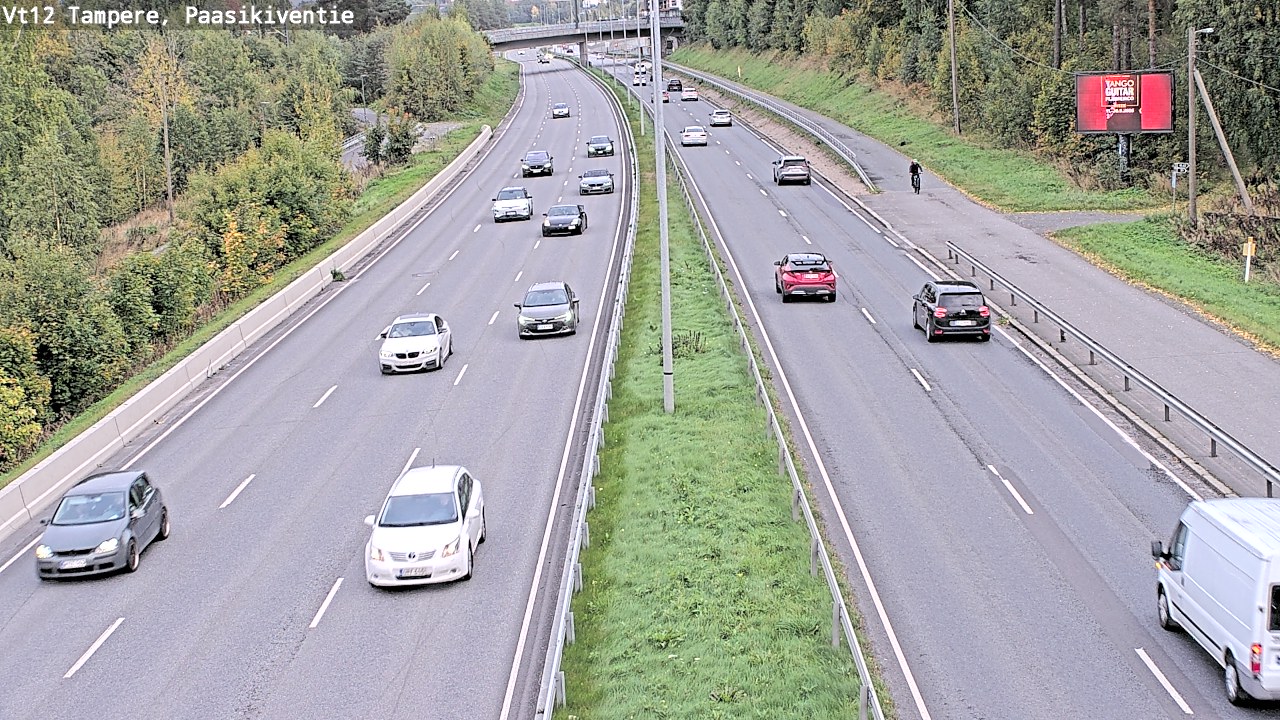 Kelikamerat Kuva Tie 12 Tampere, Paasikiventie, Tampere, Pirkanmaa