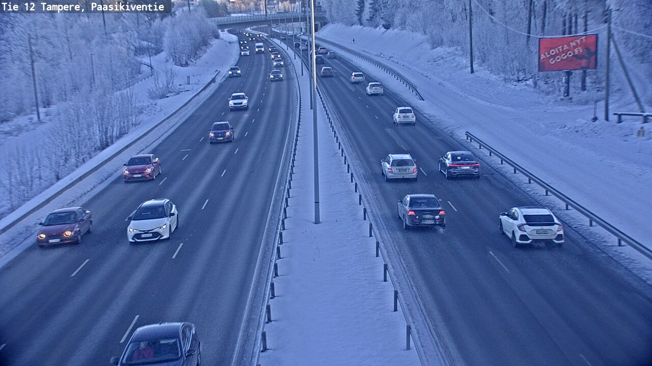 Weather Camera Image Road 12 Tampere, Paasikiventie, Tampere, Pirkanmaa