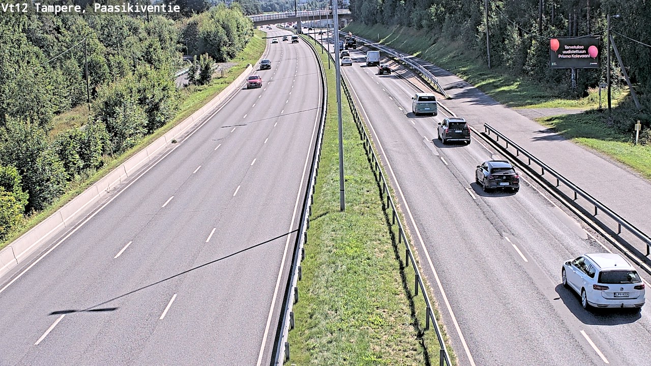 Kelikamerat Kuva Tie 12 Tampere, Paasikiventie, Tampere, Pirkanmaa