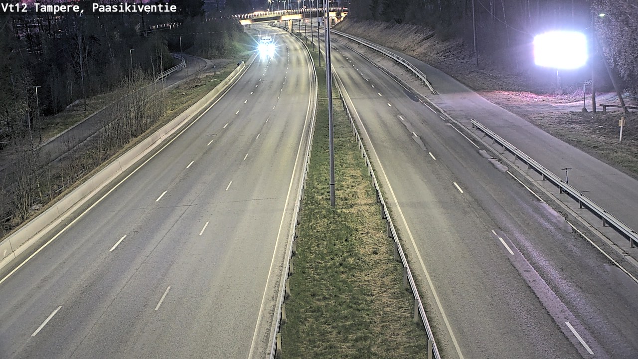 Weather Camera Image Väg 12 Tammerfors, Paasikiventie, Tampere, Pirkanmaa