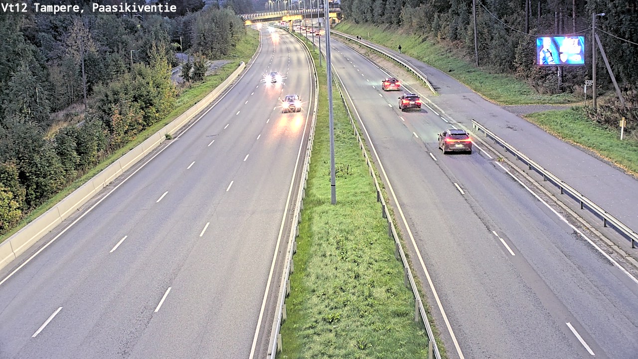 Kelikamerat Kuva Tie 12 Tampere, Paasikiventie, Tampere, Pirkanmaa