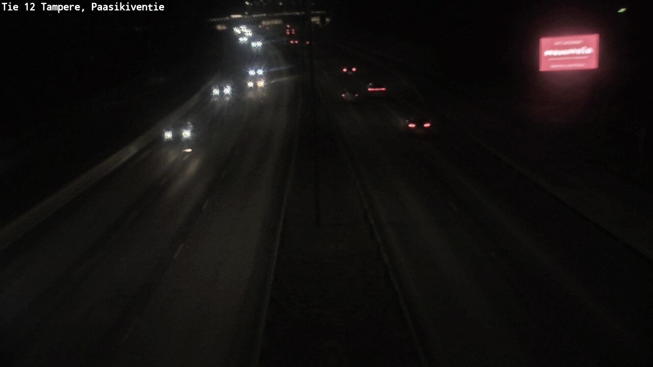Weather Camera Image Väg 12 Tammerfors, Paasikiventie, Tampere, Pirkanmaa