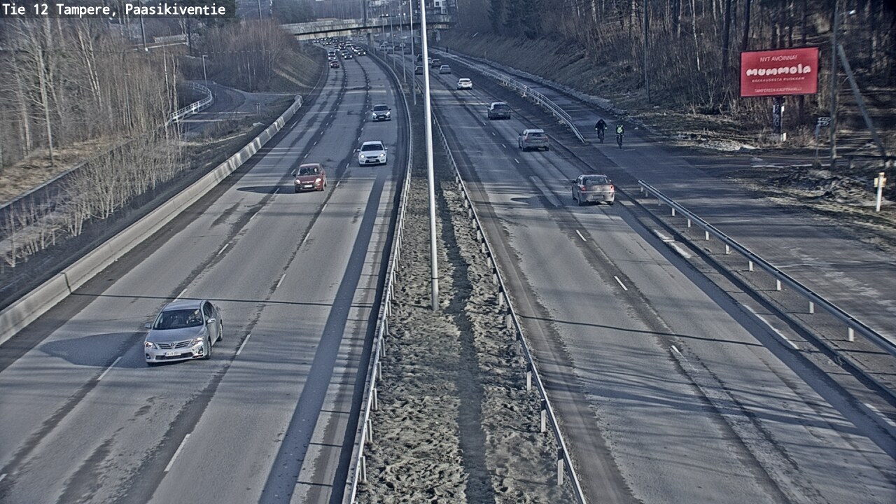 Weather Camera Image Road 12 Tampere, Paasikiventie, Tampere, Pirkanmaa