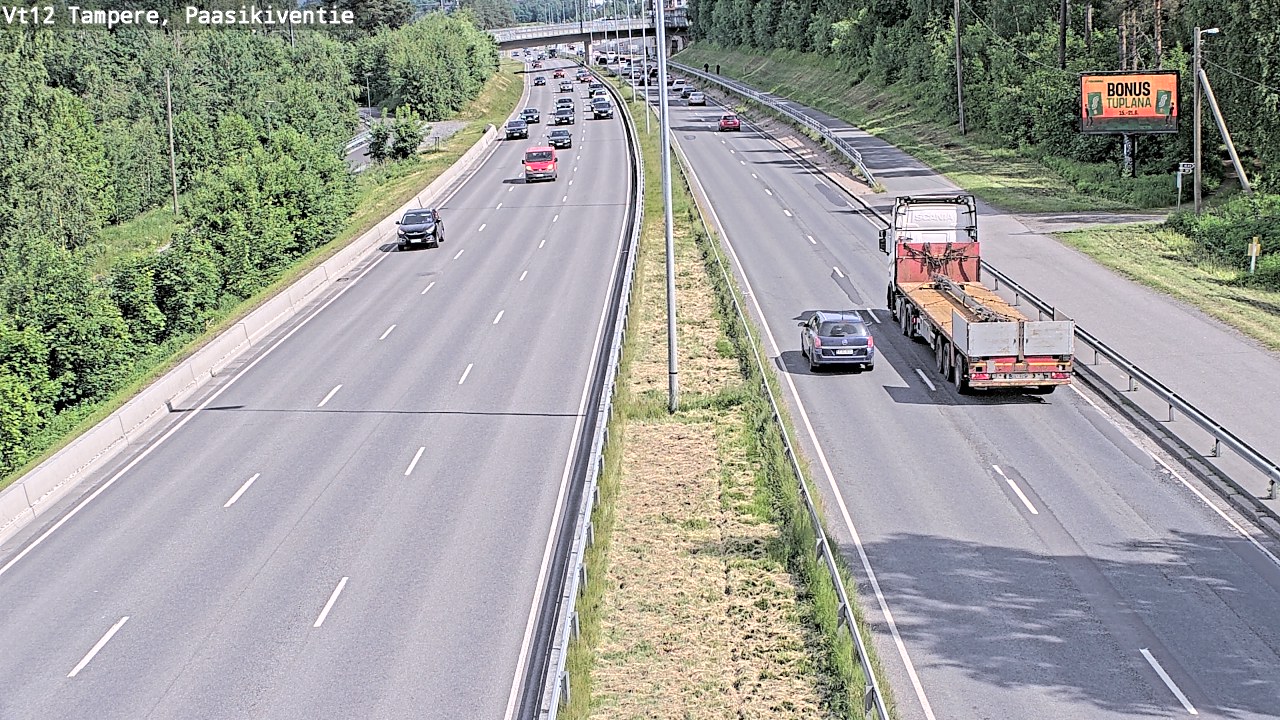 Kelikamerat Kuva Tie 12 Tampere, Paasikiventie, Tampere, Pirkanmaa
