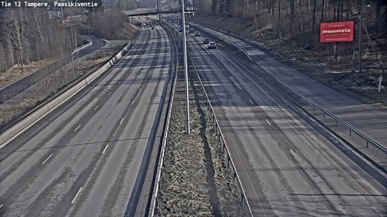Weather Camera Image Road 12 Tampere, Paasikiventie, Tampere, Pirkanmaa