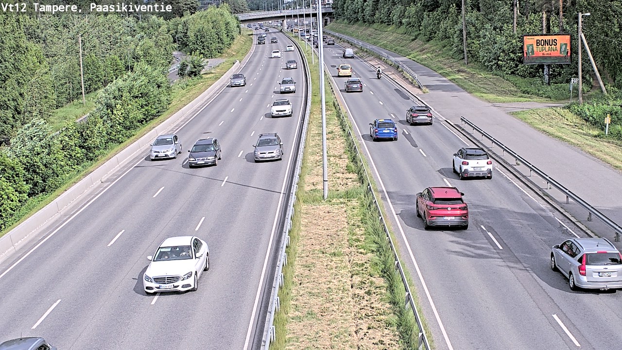 Kelikamerat Kuva Tie 12 Tampere, Paasikiventie, Tampere, Pirkanmaa