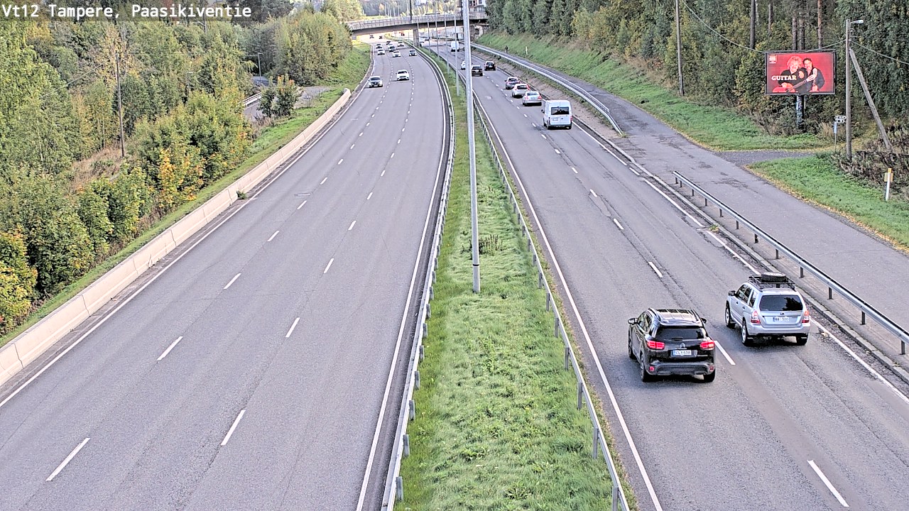 Kelikamerat Kuva Tie 12 Tampere, Paasikiventie, Tampere, Pirkanmaa