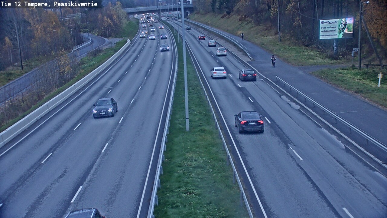 Kelikamerat Kuva Tie 12 Tampere, Paasikiventie, Tampere, Pirkanmaa