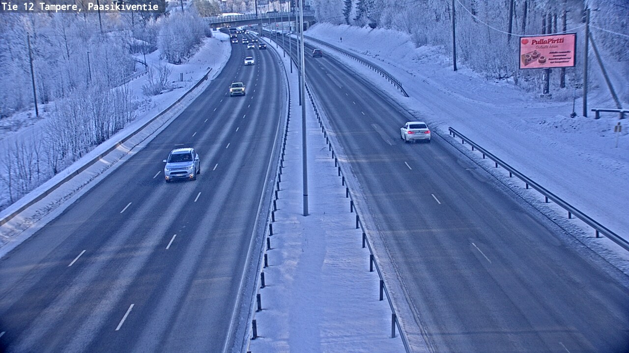 Weather Camera Image Road 12 Tampere, Paasikiventie, Tampere, Pirkanmaa