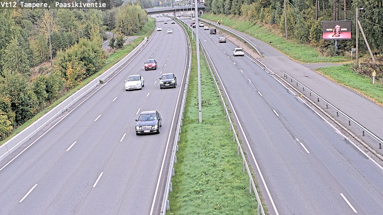 Kelikamerat Kuva Tie 12 Tampere, Paasikiventie, Tampere, Pirkanmaa