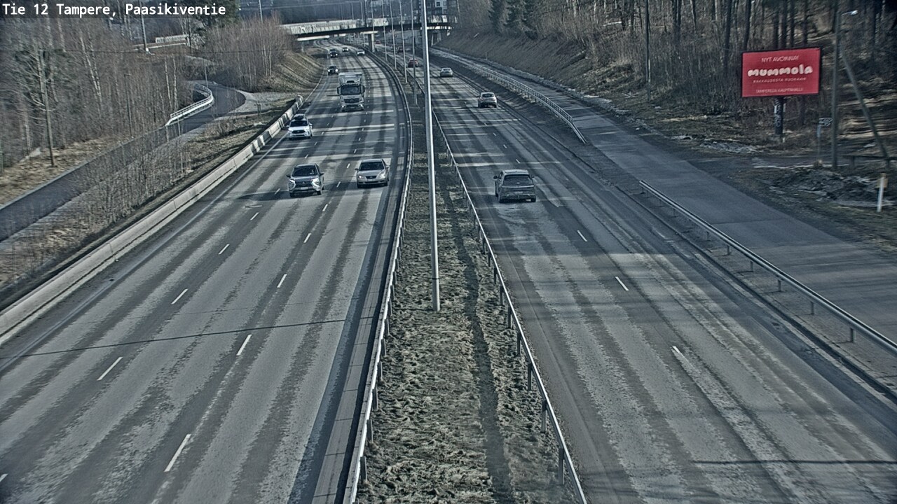 Weather Camera Image Road 12 Tampere, Paasikiventie, Tampere, Pirkanmaa