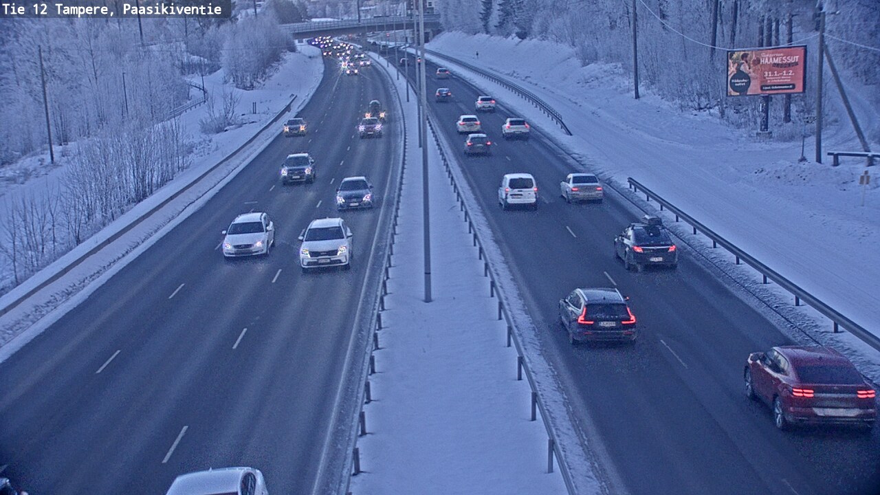 Kelikamerat Kuva Tie 12 Tampere, Paasikiventie, Tampere, Pirkanmaa