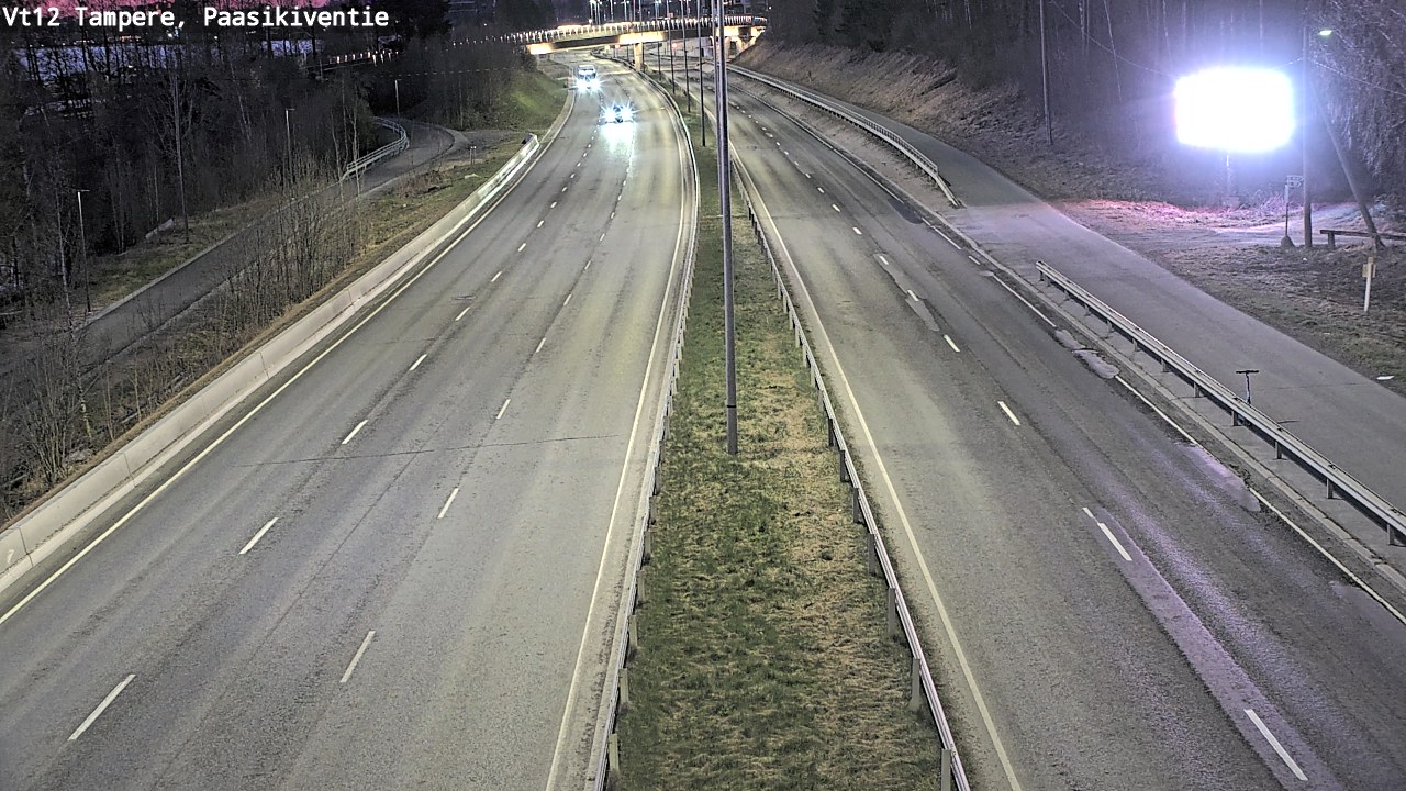 Weather Camera Image Road 12 Tampere, Paasikiventie, Tampere, Pirkanmaa